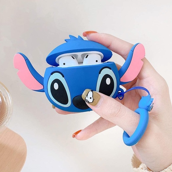 Kawaii Lilo & Stitch AirPod Silicone Case one pair - Picture 3 of 5